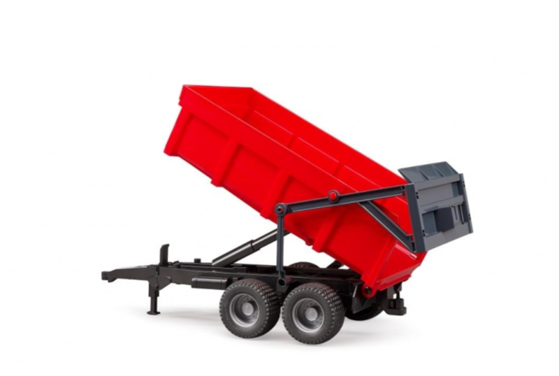 Tipping trailer red