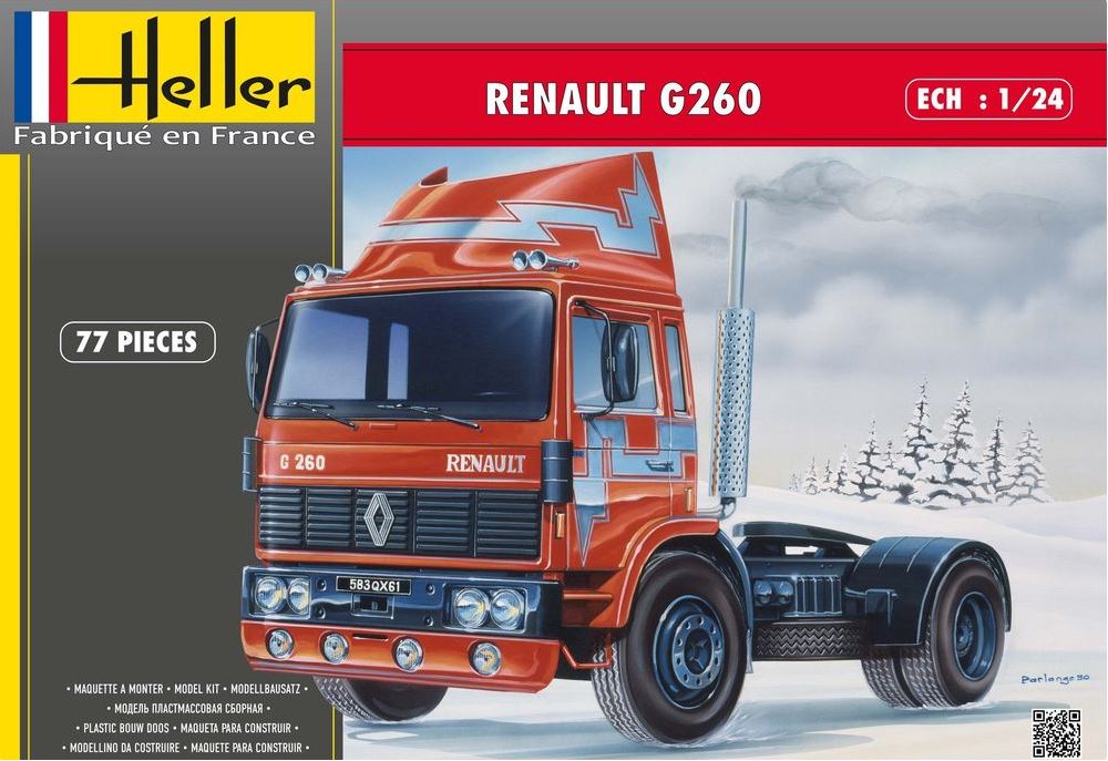 Renault G260 vrachtwagen bouwpakket
