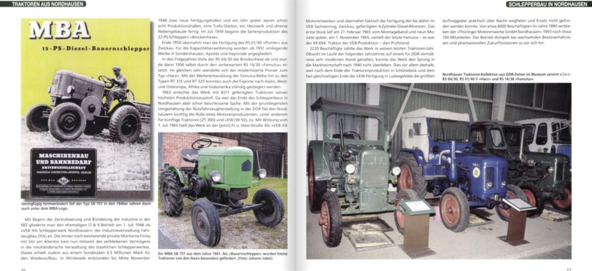 Landmaschinen Traktoren DDR 1945-1990 Typen Modelle Geschichte Infos Buch Book 