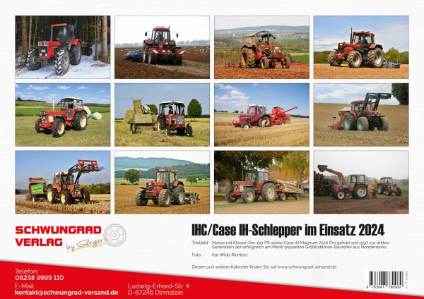 IHC-Case-H tractor calendar  2024