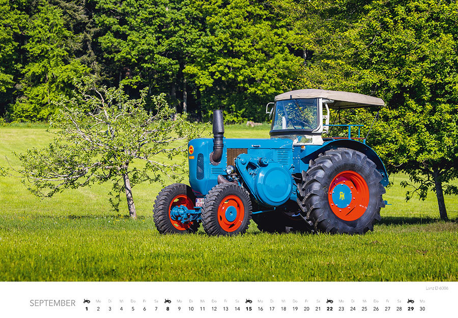 Lanz Traktoren 2024 calendar
