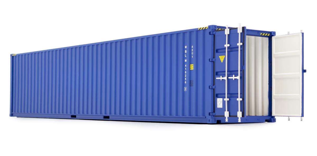40 feet container blue