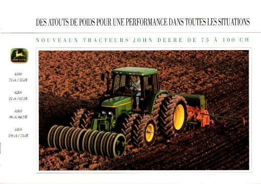 Afbeeldingen van John Deere 6000 serie folder