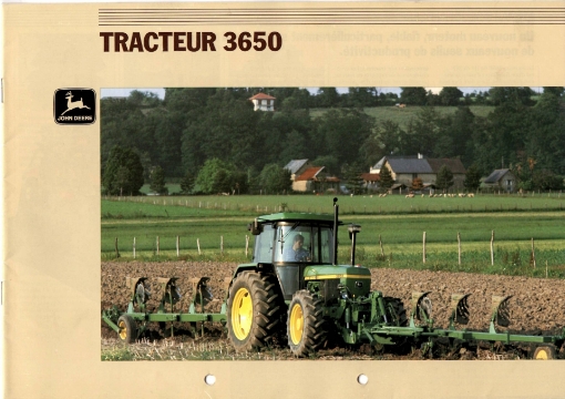 Afbeeldingen van John Deere 3650 folder