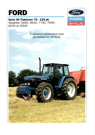 Afbeeldingen van Ford 40 serie folder