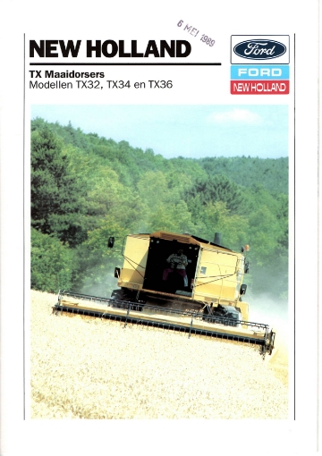 Afbeeldingen van New Holland TX32 combine