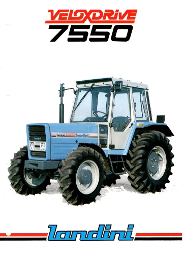 Afbeeldingen van Landini 7550 folder