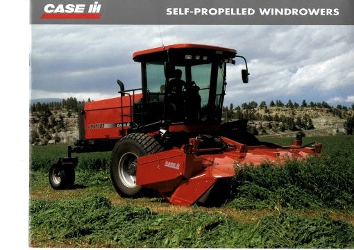 Afbeeldingen van Case IH zwadmaaier folder