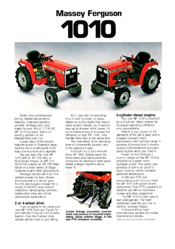 Afbeeldingen van Massey Ferguson 1010