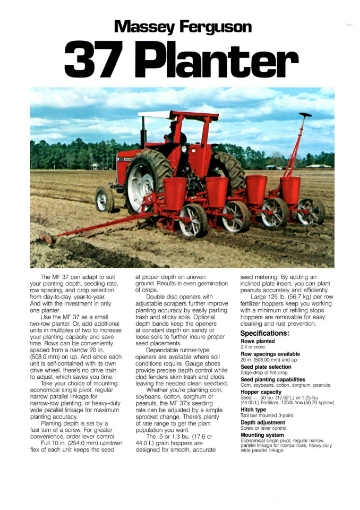 Afbeeldingen van Massey Ferguson 37-39 planter
