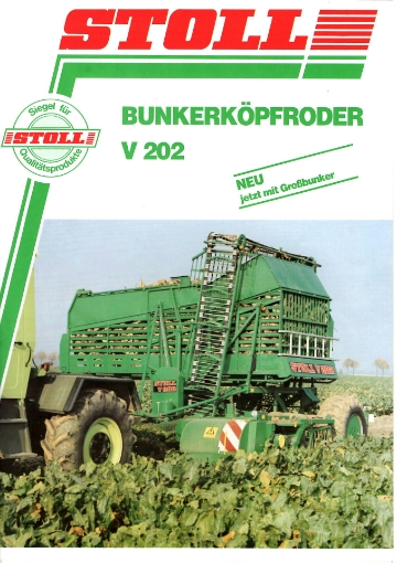 Afbeeldingen van Stoll V202 bietenrooier folder