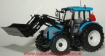 Afbeeldingen van Valtra C 120 blauw  met voorlader