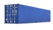 Afbeeldingen van Zeecontainer40 voet blauw