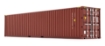 Afbeeldingen van Zeecontainer 40 voet terracotta