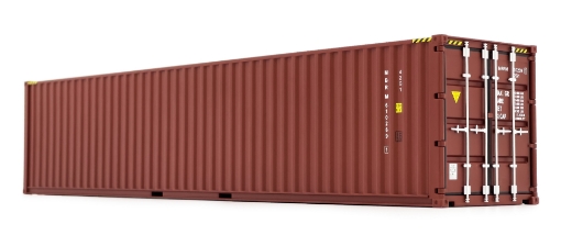 Afbeeldingen van Zeecontainer 40 voet terracotta