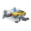 Afbeeldingen van Garageset met sportwagen