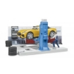 Afbeeldingen van Garageset met sportwagen