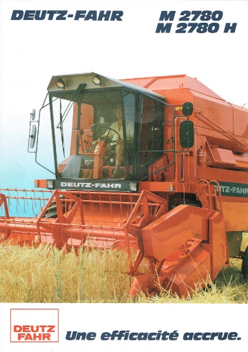 Afbeeldingen van Deutz-Fahr M2780 maaidorser folder