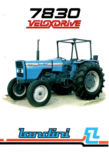 Afbeeldingen van Landini 7830 folder