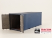 Afbeeldingen van Zeecontainer 20 voet blauw