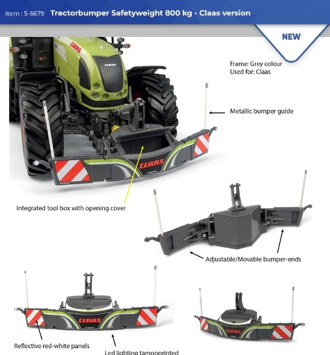 Afbeeldingen van Trekker bumper Claas