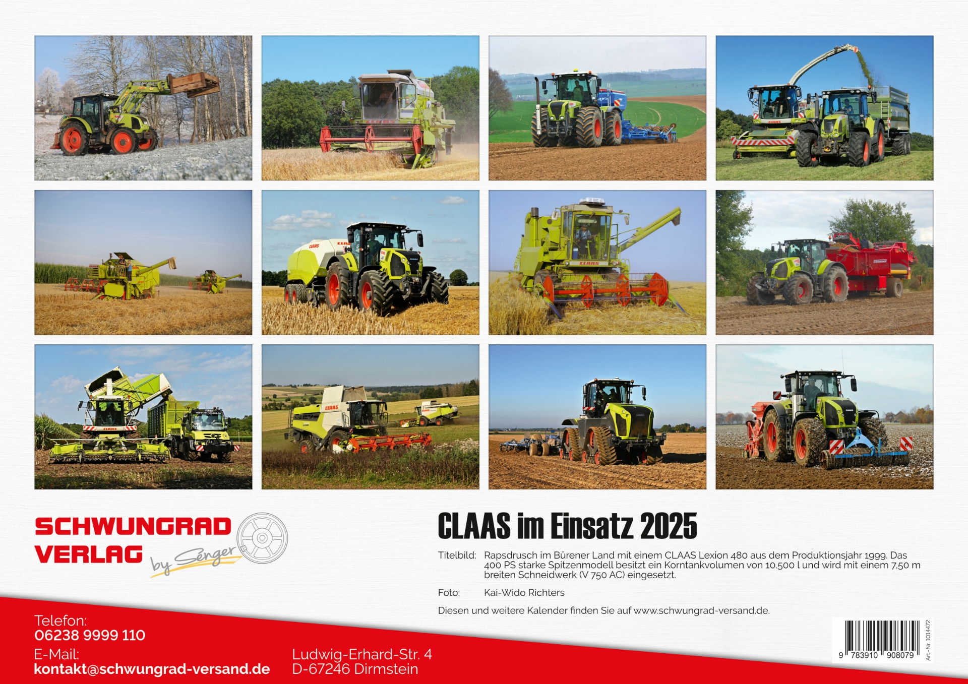Claas trekker kalender 2025  Tractor Connection  Specialist in 