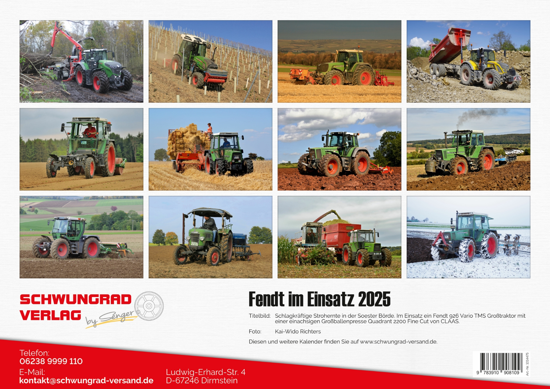 Deutz trekker kalender 2025 Tractor Connection Specialist in