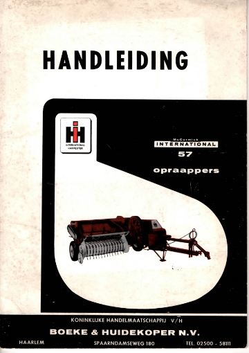 Afbeeldingen van  International 57 opraappers handleiding