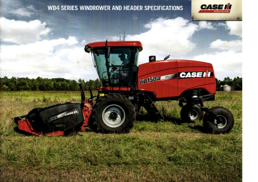 Afbeeldingen van Case IH WD4 series windrower
