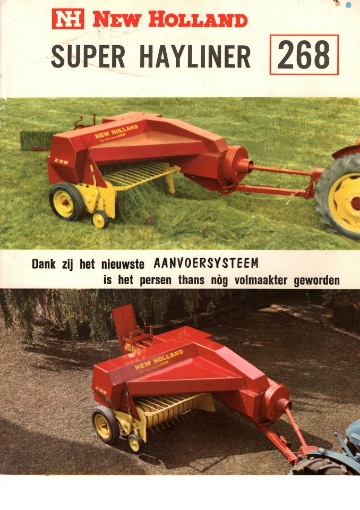 Afbeeldingen van New Holland 268 folder