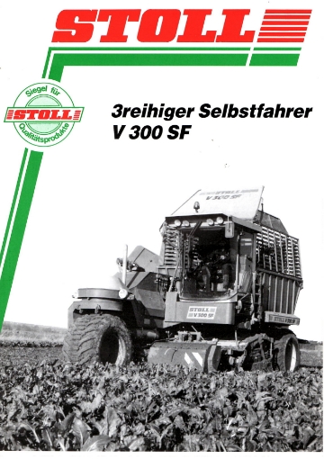 Afbeeldingen van Stoll V300 SF bietenrooier folder
