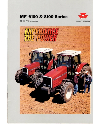 Afbeeldingen van Massey Ferguson 6100-8100 serie folder