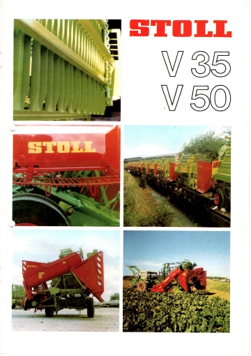 Afbeeldingen van Stoll V35-V50 bietenrooier folder