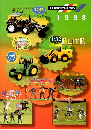 Afbeeldingen van Britains Model catalogus 1998.