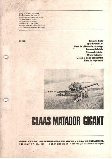 Afbeeldingen van Claas Matador Gigant