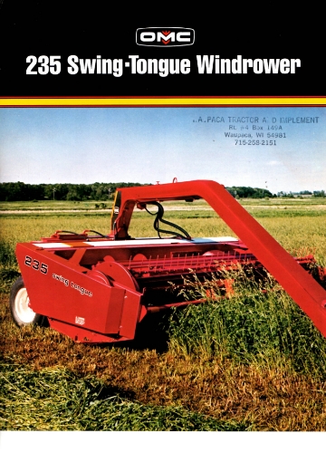 Afbeeldingen van OMC 280 zwadmaaier