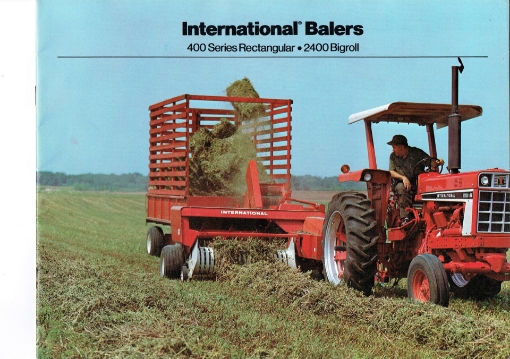 Afbeeldingen van IH-balers