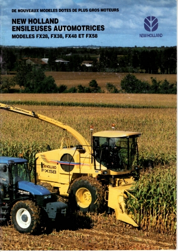 Afbeeldingen van New Holland FX serie hakselaars